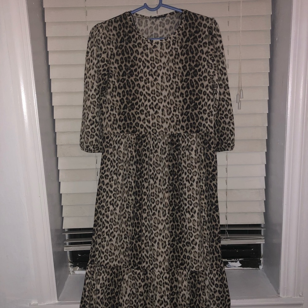 Cheetah print Zara dress